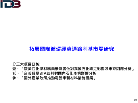 拓展國際循環經濟通路利基市場研究(詳如附件檔案內文)