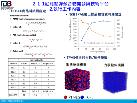 尼龍黏彈聚合物開發與技術平台(執行工作內容)(詳如附件檔案內文)